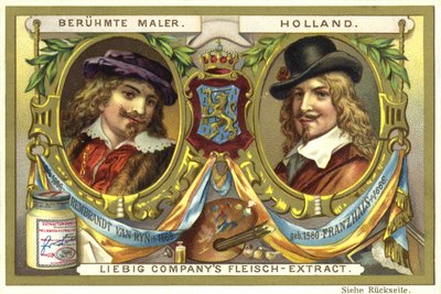 Rembrandt van Rijn and Frans Hals, Dutch artists by European School